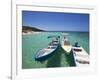 Bay Islands, Roatan, West Bay, Boats, Honduras-Jane Sweeney-Framed Photographic Print