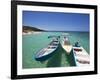 Bay Islands, Roatan, West Bay, Boats, Honduras-Jane Sweeney-Framed Photographic Print