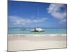 Bay Islands, Roatan, West Bay, Man Reading Book on Catamaran, Honduras-Jane Sweeney-Mounted Photographic Print