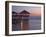 Bay Islands, Roatan, West End, Fosters Bar and Restaurant at Sunset, Honduras-Jane Sweeney-Framed Photographic Print