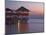 Bay Islands, Roatan, West End, Fosters Bar and Restaurant at Sunset, Honduras-Jane Sweeney-Mounted Photographic Print