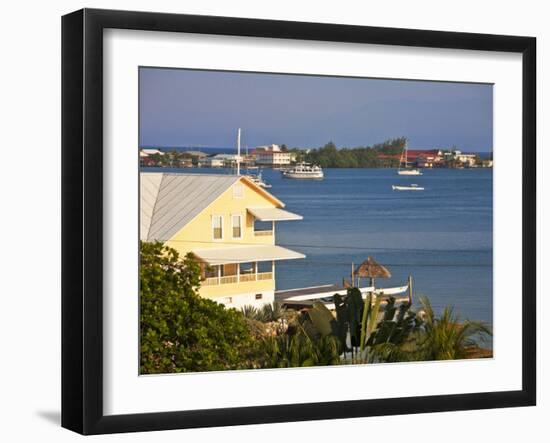 Bay Islands, Utila, View of Bay, Honduras-Jane Sweeney-Framed Photographic Print