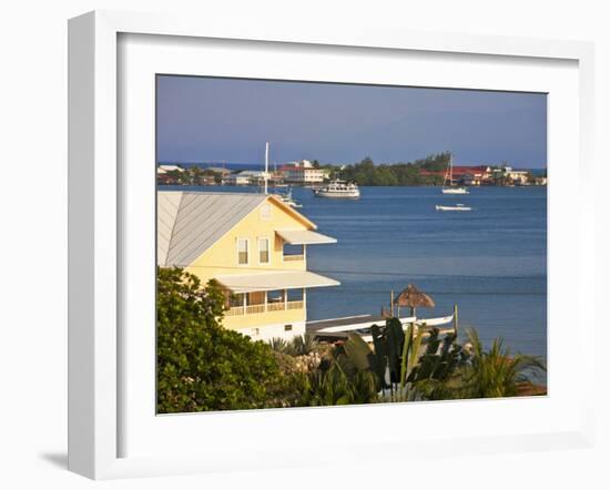 Bay Islands, Utila, View of Bay, Honduras-Jane Sweeney-Framed Photographic Print