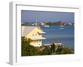 Bay Islands, Utila, View of Bay, Honduras-Jane Sweeney-Framed Photographic Print