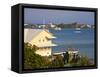 Bay Islands, Utila, View of Bay, Honduras-Jane Sweeney-Framed Stretched Canvas