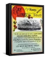Bay Line-null-Framed Stretched Canvas