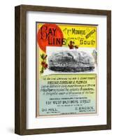 Bay Line-null-Framed Art Print