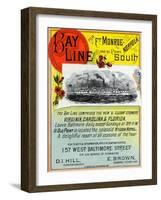 Bay Line-null-Framed Art Print