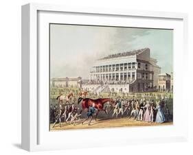 Bay Middleton, Winner of the Derby, 1836-James Pollard-Framed Giclee Print