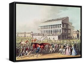 Bay Middleton, Winner of the Derby, 1836-James Pollard-Framed Stretched Canvas
