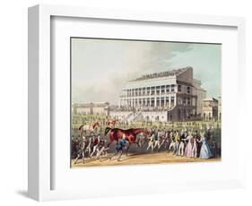 Bay Middleton, Winner of the Derby, 1836-James Pollard-Framed Giclee Print