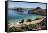 Bay near Loreto, into Sea of Cortez, Baja California, Mexico, North America-Tony Waltham-Framed Stretched Canvas