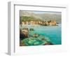 Bay Near Old Budva-kirilstanchev-Framed Art Print