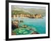 Bay Near Old Budva-kirilstanchev-Framed Art Print