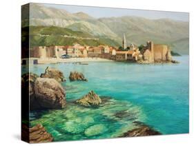 Bay Near Old Budva-kirilstanchev-Stretched Canvas