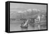 Bay of Beirut, Engraved by C. Cousen-John Douglas Woodward-Framed Stretched Canvas