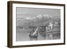 Bay of Beirut, Engraved by C. Cousen-John Douglas Woodward-Framed Giclee Print