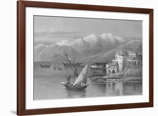 Bay of Beirut, Engraved by C. Cousen-John Douglas Woodward-Framed Giclee Print