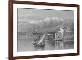 Bay of Beirut, Engraved by C. Cousen-John Douglas Woodward-Framed Giclee Print