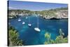 Bay of Cala Figuera, Majorca (Mallorca), Balearic Islands (Islas Baleares)-Markus Lange-Stretched Canvas