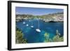 Bay of Cala Figuera, Majorca (Mallorca), Balearic Islands (Islas Baleares)-Markus Lange-Framed Photographic Print