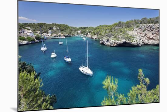 Bay of Cala Figuera, Majorca (Mallorca), Balearic Islands (Islas Baleares)-Markus Lange-Mounted Photographic Print