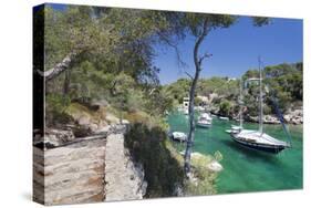 Bay of Cala Figuera, Majorca (Mallorca), Balearic Islands (Islas Baleares)-Markus Lange-Stretched Canvas