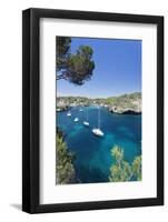 Bay of Cala Figuera, Majorca (Mallorca), Balearic Islands (Islas Baleares)-Markus Lange-Framed Photographic Print