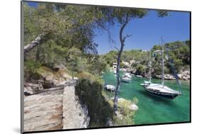 Bay of Cala Figuera, Majorca (Mallorca), Balearic Islands (Islas Baleares)-Markus Lange-Mounted Photographic Print