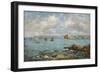 Bay of Douarnenez-Eugène Boudin-Framed Giclee Print