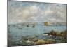 Bay of Douarnenez-Eugène Boudin-Mounted Giclee Print