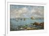 Bay of Douarnenez-Eugène Boudin-Framed Premium Giclee Print