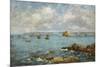 Bay of Douarnenez-Eugène Boudin-Mounted Premium Giclee Print