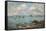 Bay of Douarnenez-Eugène Boudin-Framed Stretched Canvas