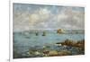 Bay of Douarnenez-Eugène Boudin-Framed Giclee Print