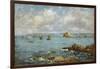 Bay of Douarnenez-Eugène Boudin-Framed Giclee Print