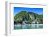 Bay of El Nido with Outrigger Boats, Bacuit Archipelago, Palawan, Philippines-Michael Runkel-Framed Photographic Print