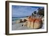 Bay of Fire, Voted One of the Most Beautiful Beaches in the World, Tasmania, Australia, Pacific-Michael Runkel-Framed Photographic Print