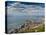 Bay of Gibraltar and Gibraltar Town from the Top of the Rock, Gibraltar, Europe-Giles Bracher-Stretched Canvas