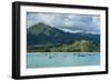 Bay of Hanalai on the Island of Kauai, Hawaii, United States of America, Pacific-Michael Runkel-Framed Photographic Print