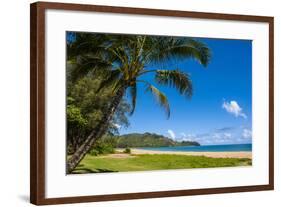 Bay of Hanalai on the Island of Kauai, Hawaii, United States of America, Pacific-Michael Runkel-Framed Photographic Print