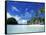 Bay of Honeymoon Island, World Heritage Site, Rock Islands, Palau-Stuart Westmoreland-Framed Stretched Canvas