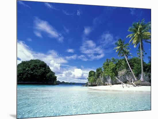 Bay of Honeymoon Island, World Heritage Site, Rock Islands, Palau-Stuart Westmoreland-Mounted Photographic Print