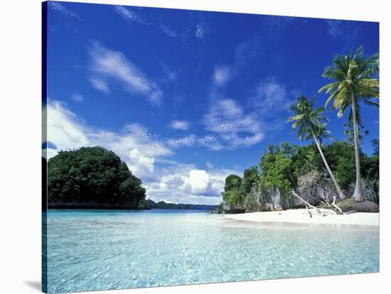 Bay of Honeymoon Island, World Heritage Site, Rock Islands, Palau-Stuart Westmoreland-Stretched Canvas