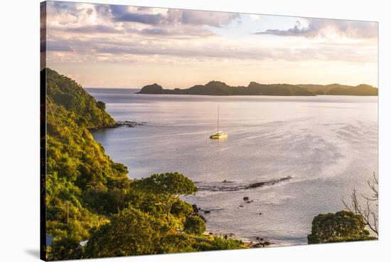 Bay of Islands at Sunrise, Seen from Russell, Northland Region, North Island, New Zealand, Pacific-Matthew Williams-Ellis-Stretched Canvas