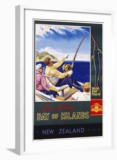 Bay of Islands New Zealand Poster-null-Framed Giclee Print