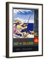 Bay of Islands New Zealand Poster-null-Framed Giclee Print