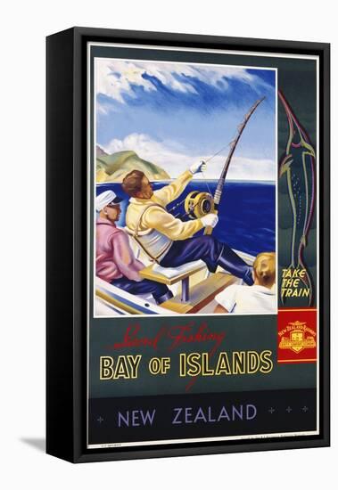 Bay of Islands New Zealand Poster-null-Framed Stretched Canvas