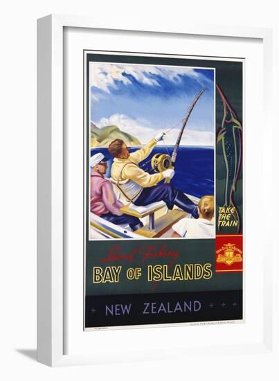 Bay of Islands New Zealand Poster-null-Framed Giclee Print