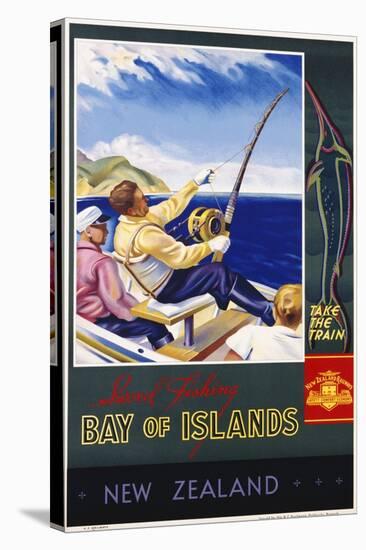 Bay of Islands New Zealand Poster-null-Stretched Canvas